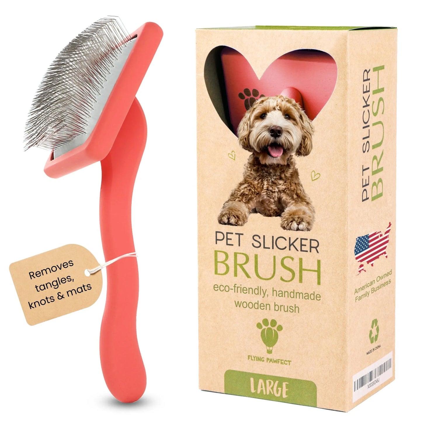 Eco-Friendly Flat Slicker Brush