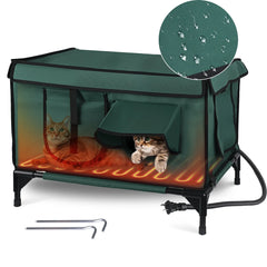 Waterproof Heated Cat House