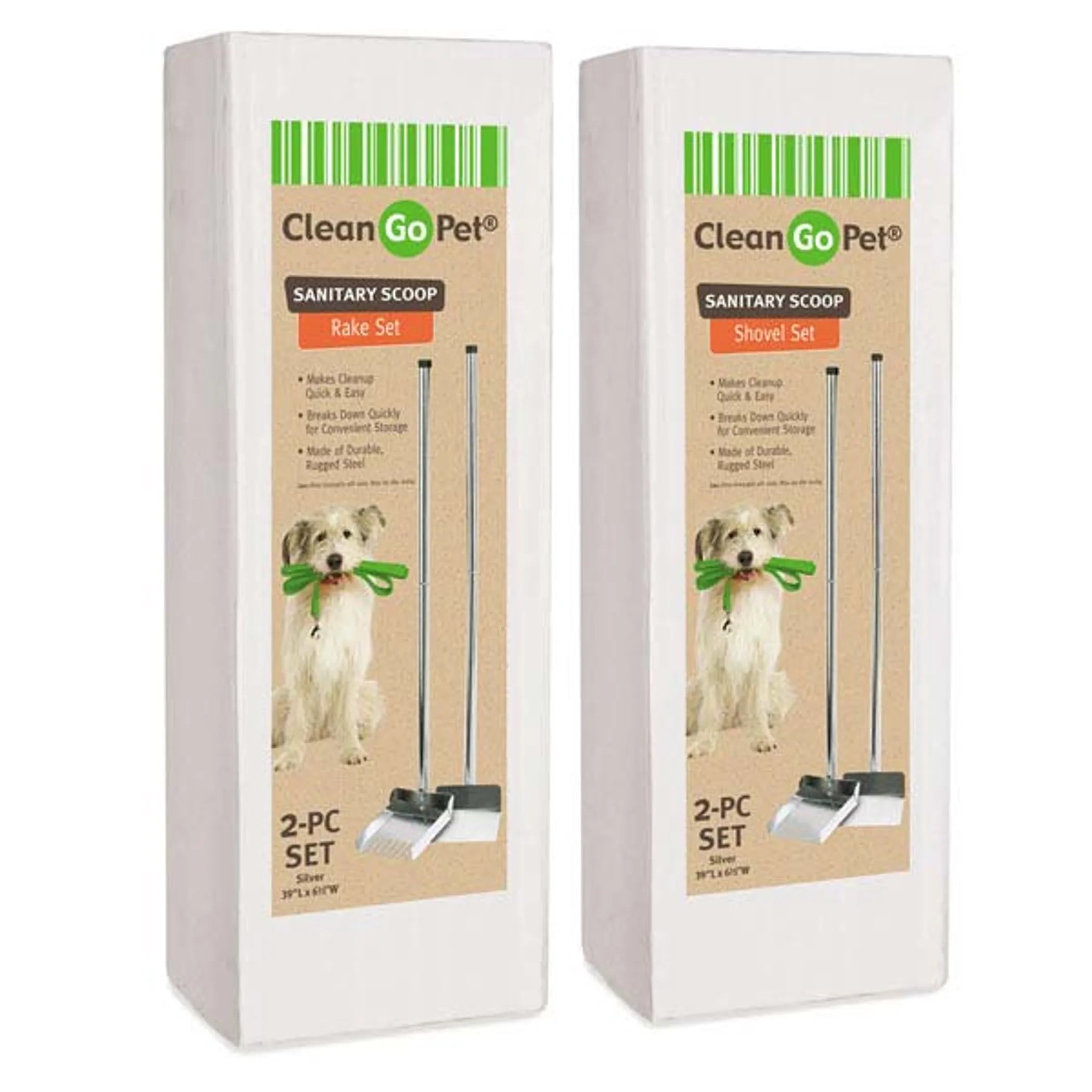 Clean Go Pet Steel Waste Scoop