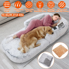 Large Foldable Human Size Dog Bed